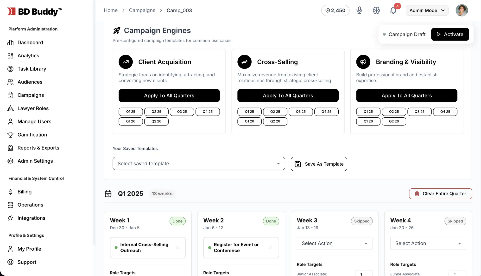 BD Campaign Management